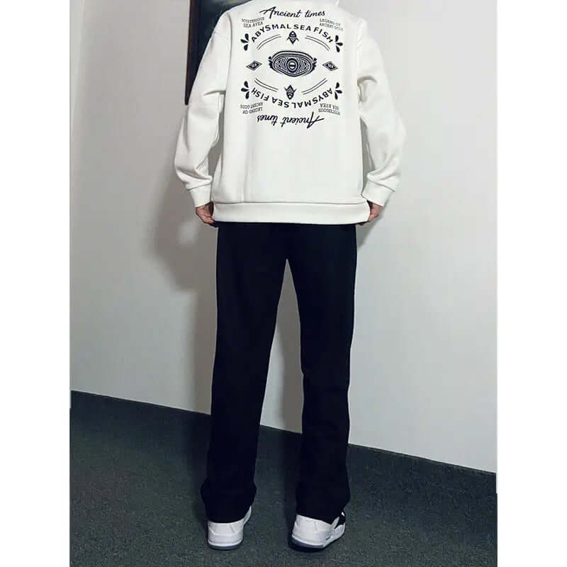 Simple All-matching Straight Sports Pants Men 